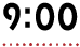 9:00